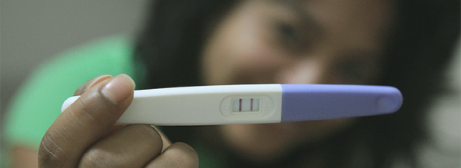 Bild på graviditetstest